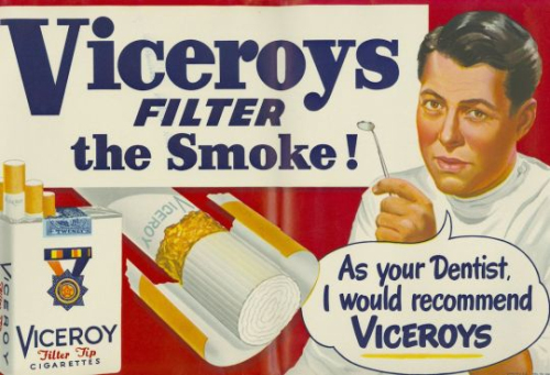 这些广告告诉人们吸烟对他们有好处